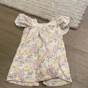 Floral print girls dress